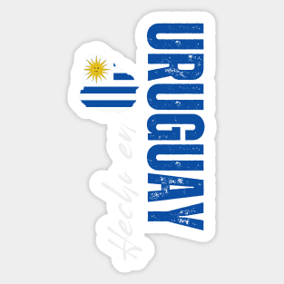 Proud uruguayan, Uruguay flag Sticker